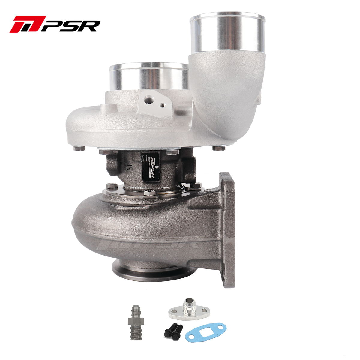Pulsar Billet 363D 366D 369D DUAL CERAMIC BALL BEARING Turbo with 90° Elbow Outlet Compressor