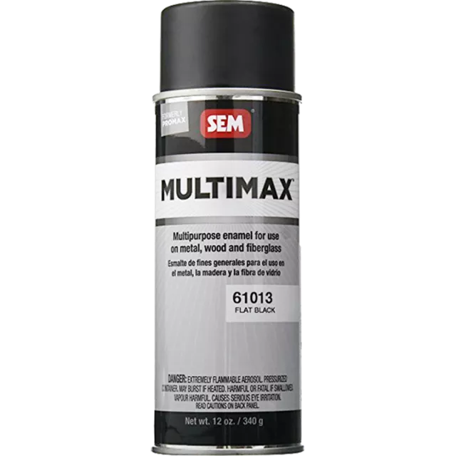 SEM 61013 MULTIMAX FLAT BLACK AEROSOL 340G