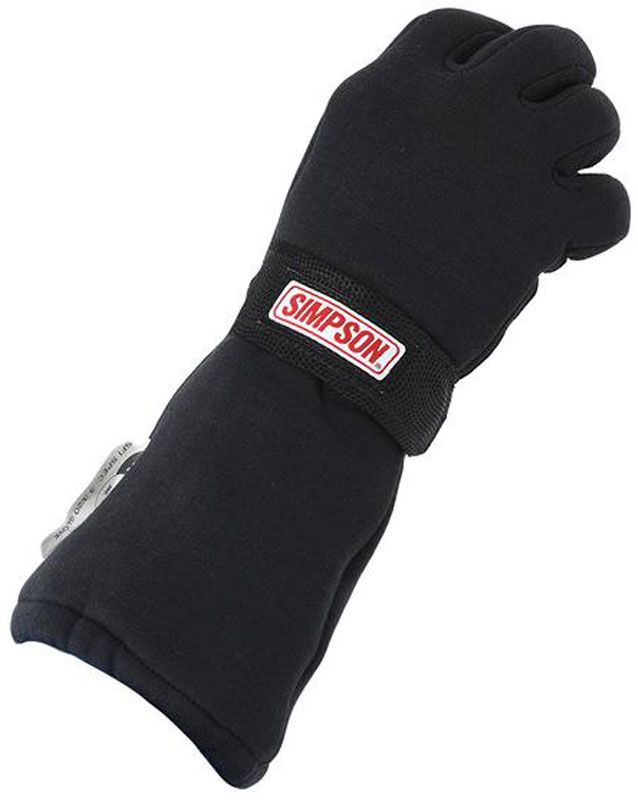 Simpson Holeshot-22 SFI-20 Racing Glove, Black SI37017LK