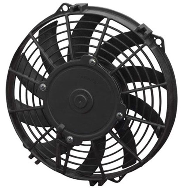 10" Electric Thermo Fan 708 cfm - Puller Type With Curved Blades SPEF3528