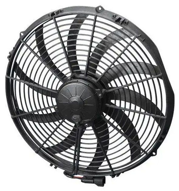 16" Extreme Electric Thermo Fan 3000 cfm - Puller Type With Curved Blades, 26amp