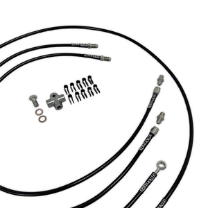 GKTech Lexus IS200, IS300 Wilwood Stand alone SS braided brake line kit (XE10-DUAL)