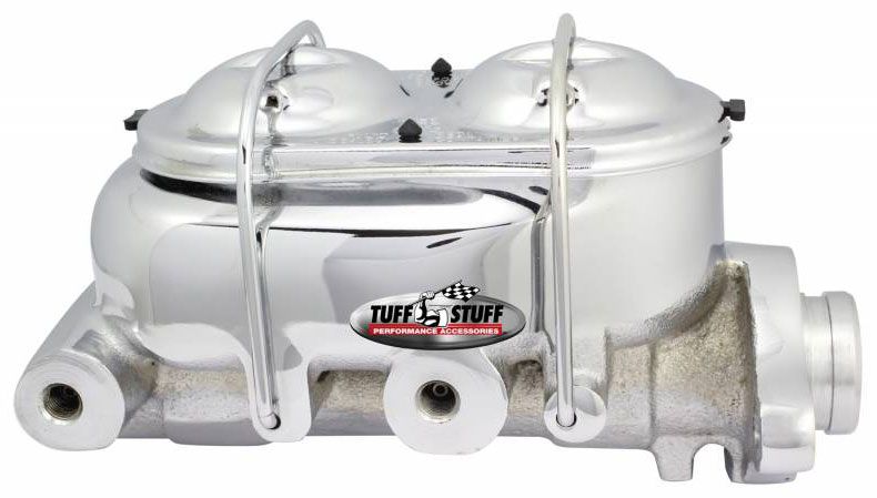 Tuffstuff Chrome Universal Dual Port/Dual Reservoir Master Cylinder 1" Bore TUF2020NA