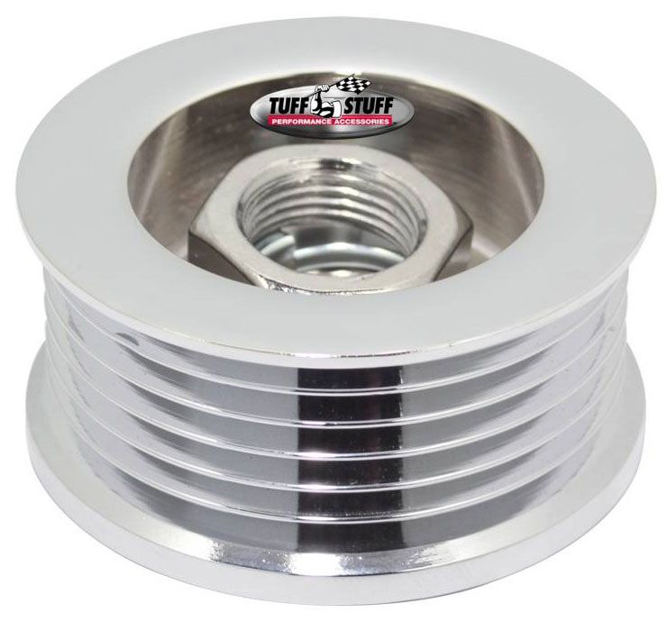 Tuffstuff Chrome Billet Steel Alternator Pulley TUF7610A