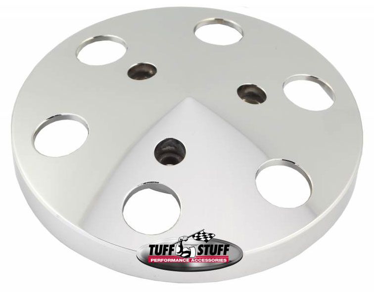 Tuffstuff A/C Compressor Clutch Cover, Chrome TUF8490A