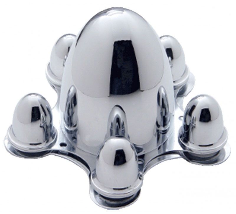 UPI Reproductions Chrome Spider Wheel Caps UPC8056