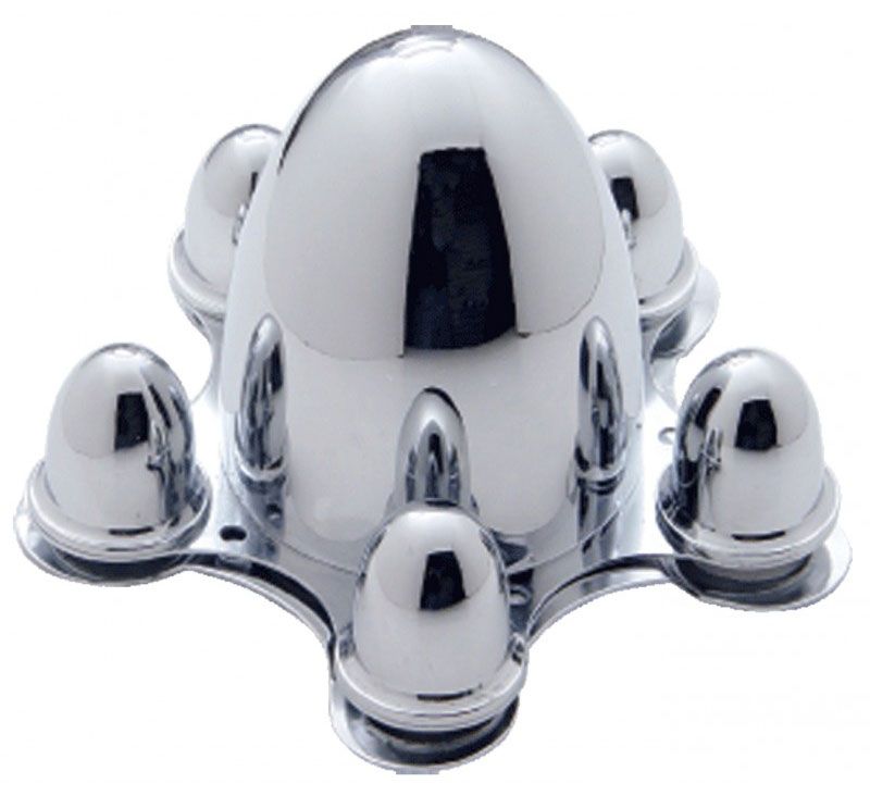 UPI Reproductions Chrome Spider Wheel Caps UPC8057