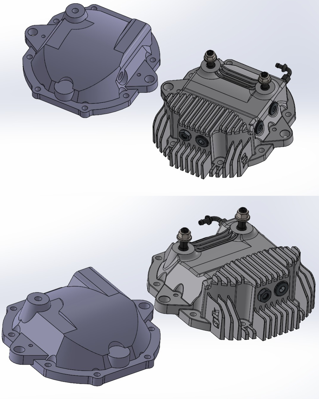 GKTech Z33 350Z, Z34 370Z & RZ34 Extended dual stud diff cover (Cover only) (Z334-CAST)