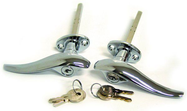 Vintique Vintique Inc Outside Door Handles R/H & L/H Stainless Steel VI40-702350-1-L