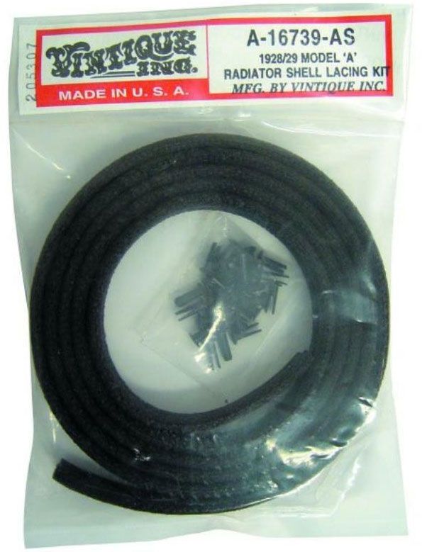 Vintique Vintique Inc Radiator Lacing Kit With Rivets VIA-16739-AS