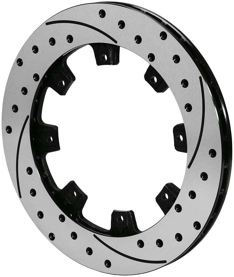 Wilwood SRP Drilled 12.19" Disc Rotor, Left-Hand Side (WB160-12204-BK)