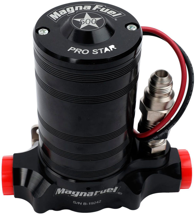 ProStar 500 Fuel Pump, Black, No Filter, 25-36 psi, -12AN