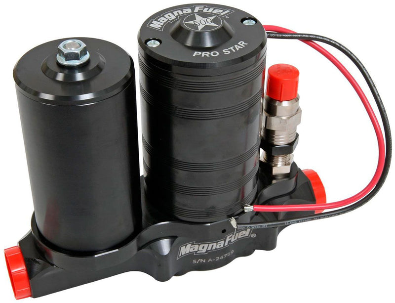 ProStar 500 Fuel Pump, Black, with Filter, 25-36 psi, -12AN