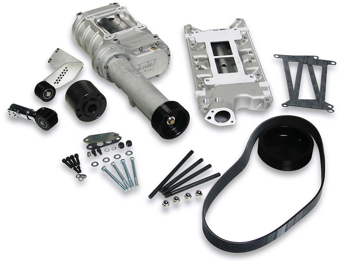 Weiand Weiand SB Ford 174 Pro-Street Supercharger Kit Satin Finish