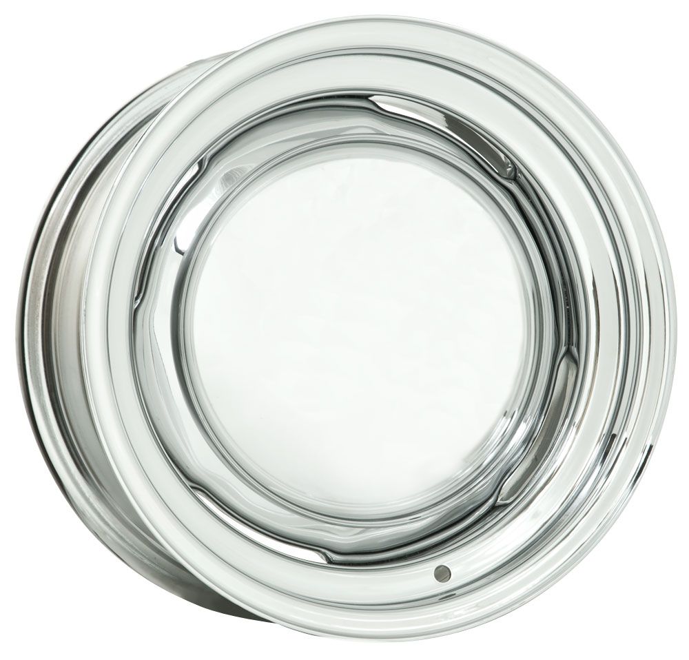 Wheel Vintiques Chrome O.E Ford Rim - Chev Style 15 x 7" WV64-5712044