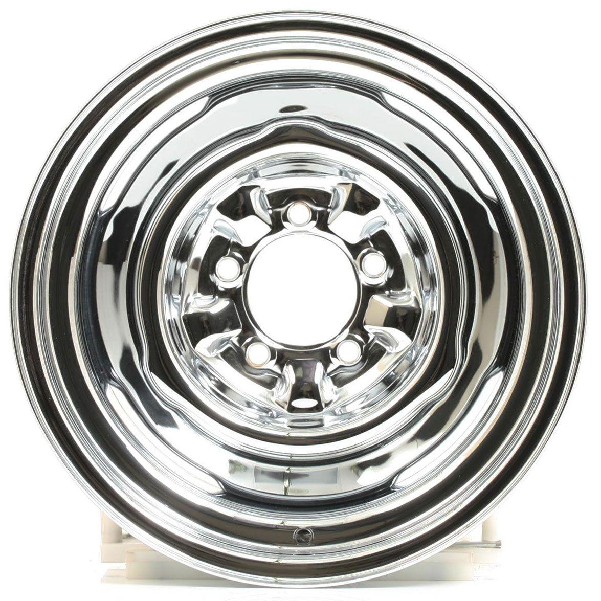 Wheel Vintiques Chrome O.E Ford Rim - Chev Style 15 x 8" WV64-5812044