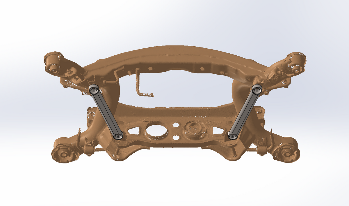 GKTech Lexus IS200, IS300 Rear Subframe Braces (XE10-SBRC)