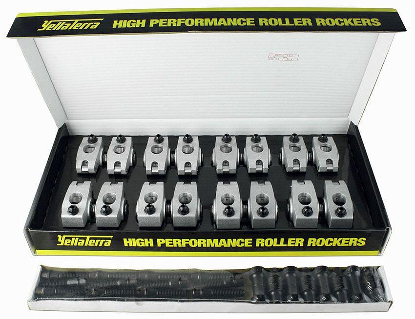 Yella Terra Platinum Roller Rocker Set 1.5 Ratio (7/16" Mount, Twin Shaft Adjustable) YT6615