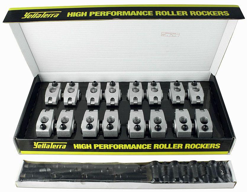 Yella Terra Platinum Roller Rocker Set 1.65/1.55 Ratio (7/16" Mount, Twin Shaft Adjustable)