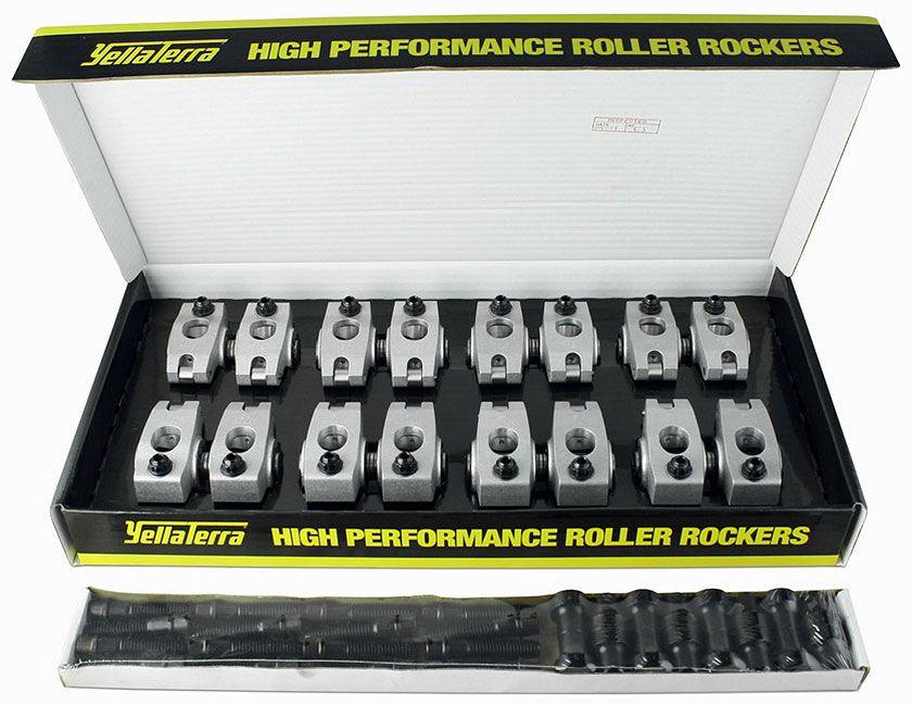 Yella Terra Platinum Roller Rocker Set 1.65/1.55 Ratio (7/16" Mount, Twin Shaft Adjustable)