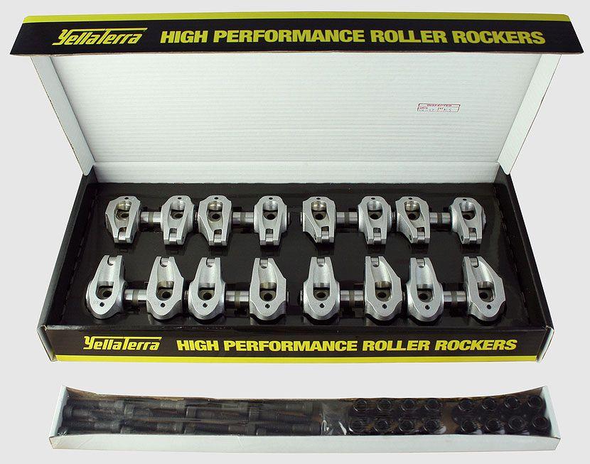 Yella Terra Ultralite Roller Rocker Set 1.8 Ratio (8mm Mount, Shaft Bolt-On Adjustable) YT66