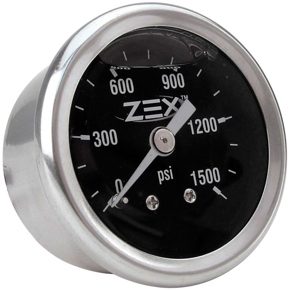 Zex 1-1/2" Liquid Filled Nitrous Pressure Gauge ZEX82324