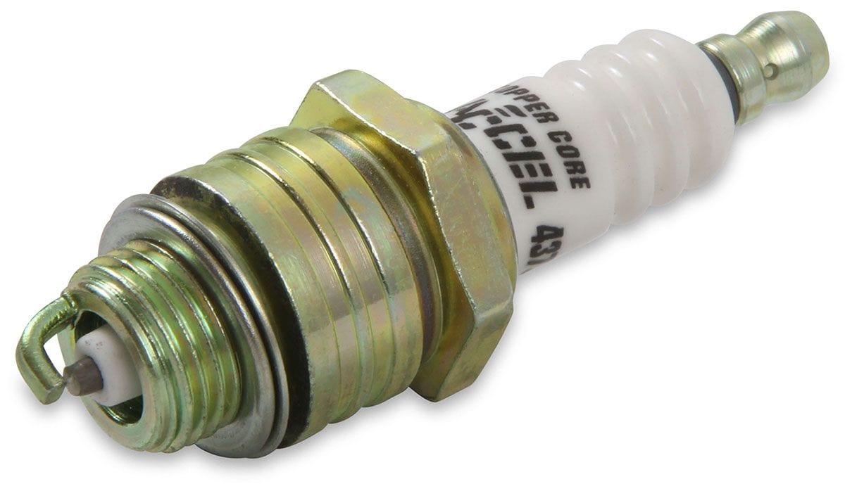 ACCEL 3/8" reach, Projected tip, Gasket seat, Set of 8, Resistor, Stock Hea Accel U-Groove Shorty Spark Plugs AC8197 SR
