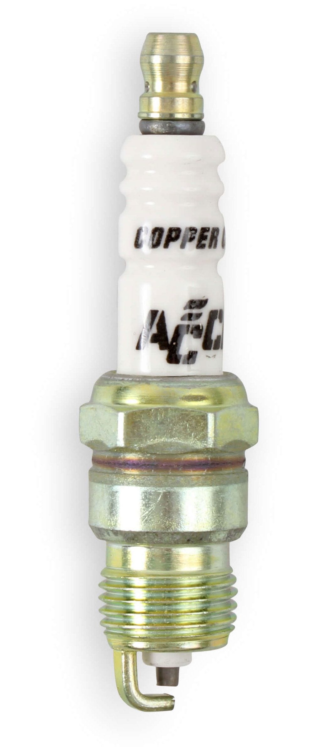 ACCEL .460" reach, Projected tip, Tapered seat, Set of 8, Resistor, Cold He Accel U-Groove Shorty Spark Plugs AC8198 SR