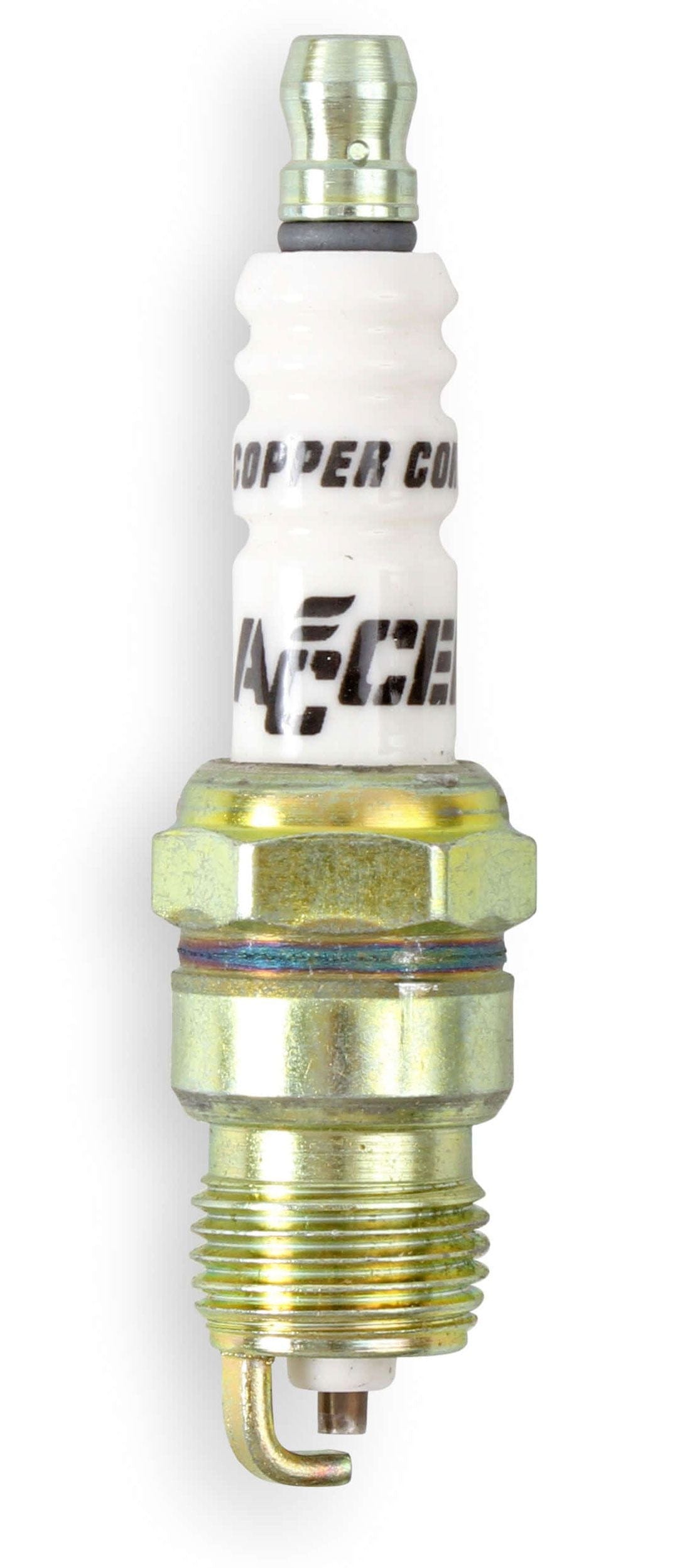 ACCEL .460" reach, Projected tip, Tapered seat, Set of 8, Resistor, Stock H Accel U-Groove Shorty Spark Plugs AC8199 SR