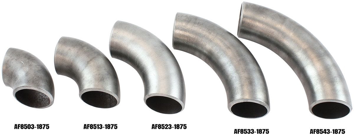 Aeroflow Aeroflow Aeroflow 1-7/8" (48mm) Steam Pipe Tube, 90 Degree Bend, 3.0D Radius (AF8543-1875) SR