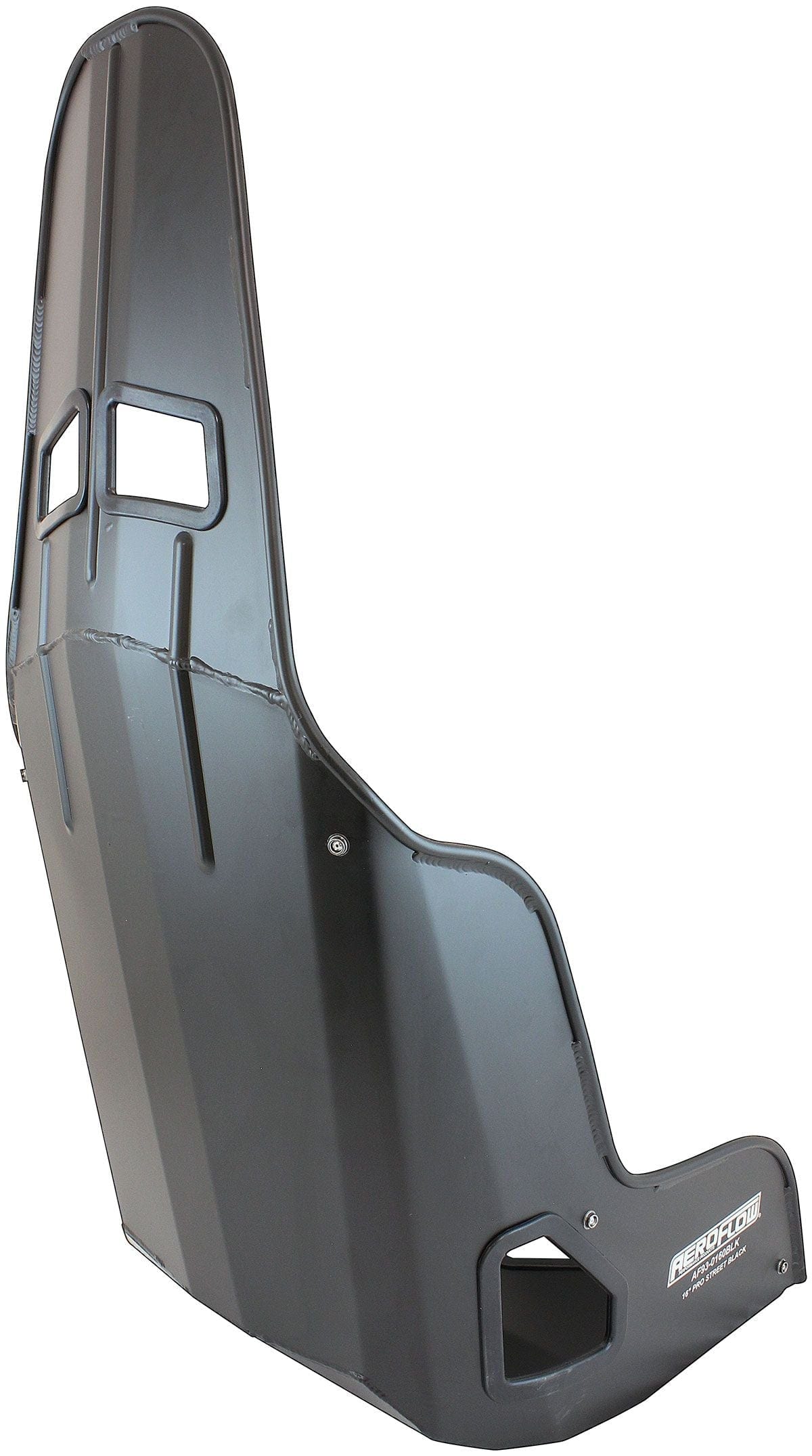 Aeroflow Aeroflow Aeroflow Pro Street Drag 16" Aluminium Race Seat, Black Finish (AF93-0160BLK) SR