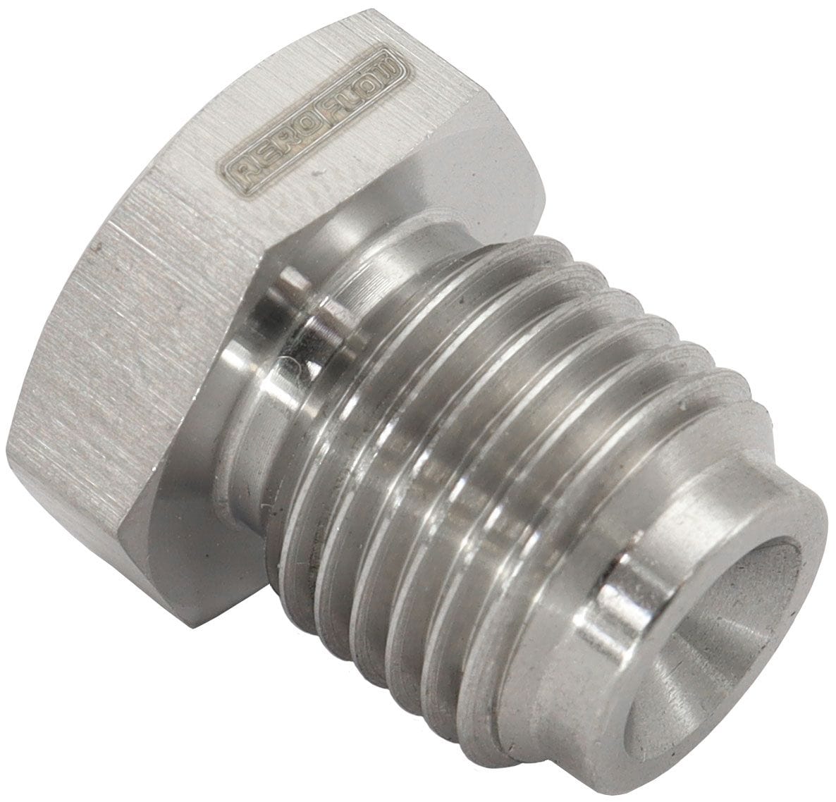 Aeroflow Stainless Steel Inverted Flare Hex Port Plug 1/2