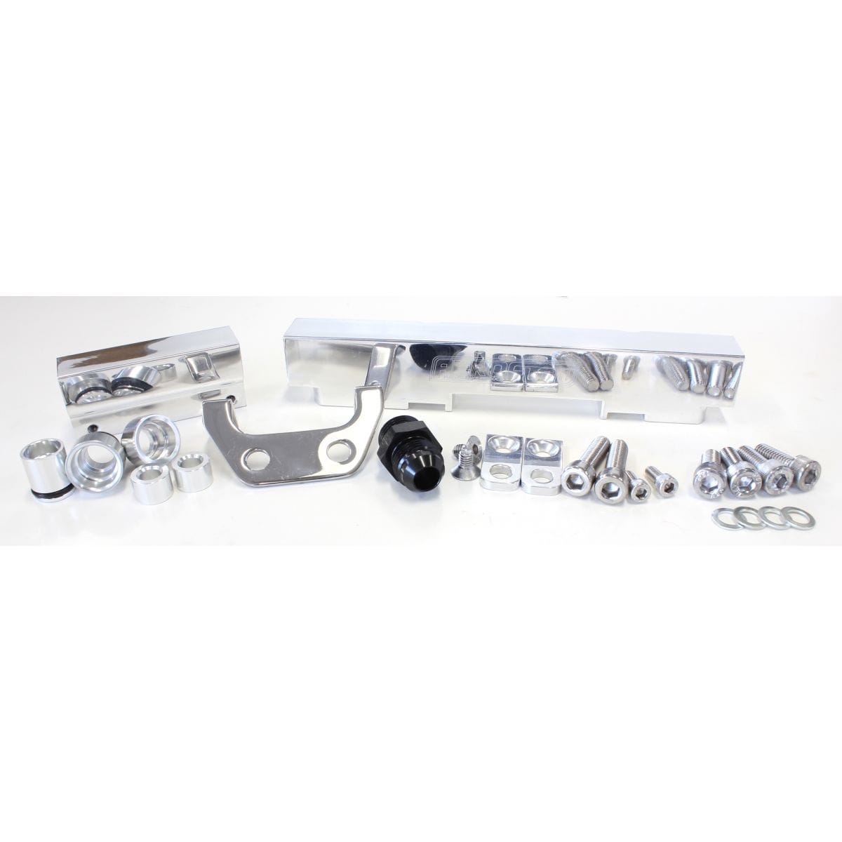 Aeroflow Fuel Systems CLEARANCE ROTARY FUEL RAIL KIT SERIES 4 & 5 BLACK MAZDA RX7 13B Aeroflow - AF64-2013 SR