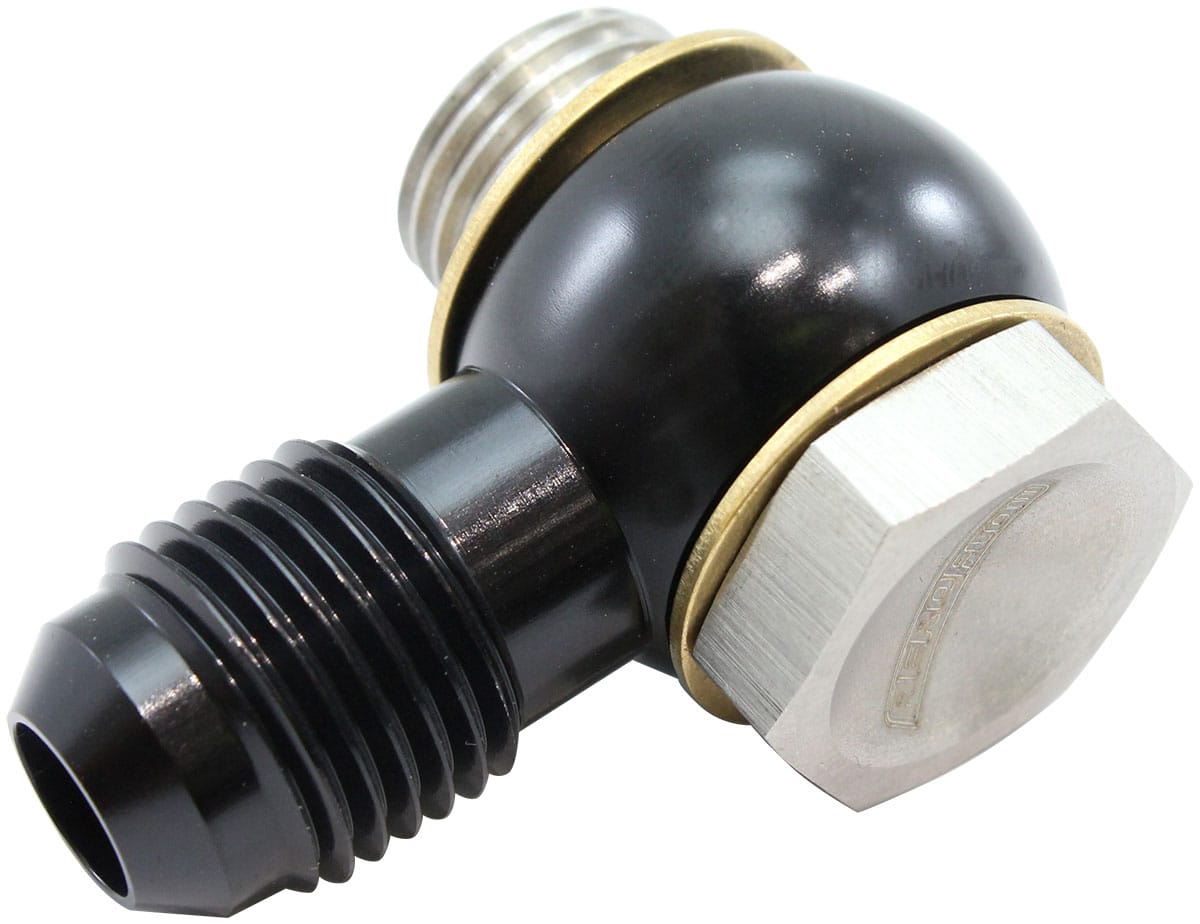 Aeroflow Performance 1/4" NPSM SHORT BANJO KIT -6AN SR