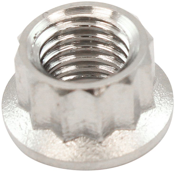 Aeroflow Performance 1/4" UNF TITANIUM NUT (AF3510-0010) SR