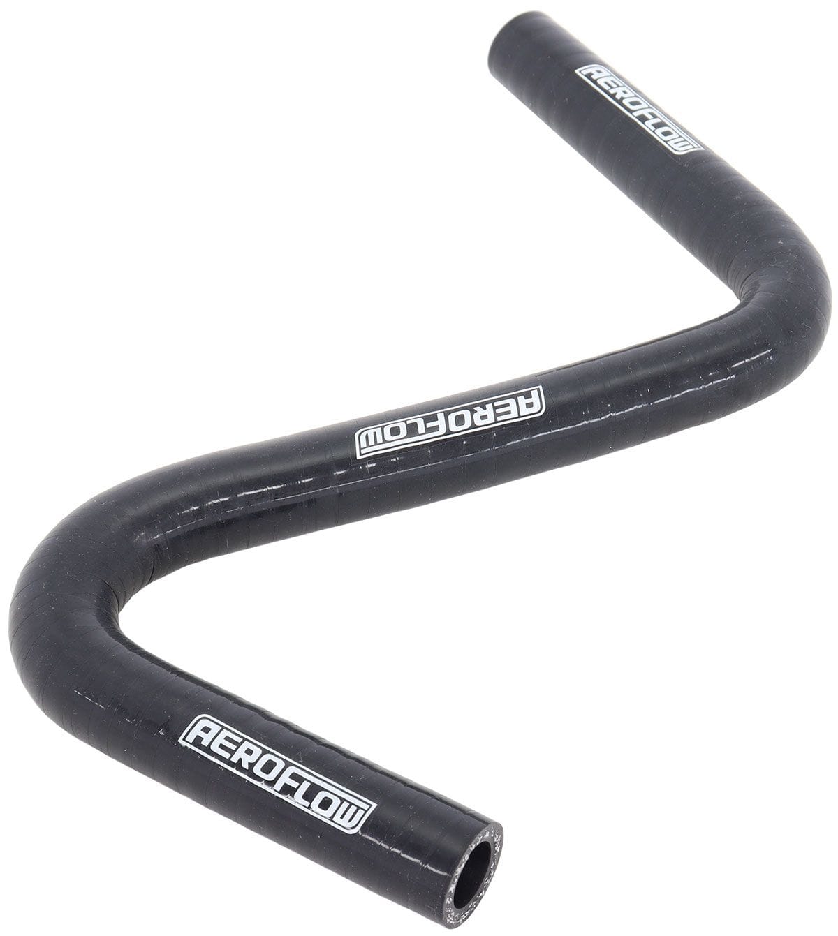 Aeroflow Performance 135 Degree Bend and 90 Degree Bend Aeroflow Gloss Black Silicone Z Bend Heater Hose 1/2" (13mm) I.D AF9240-050 SR