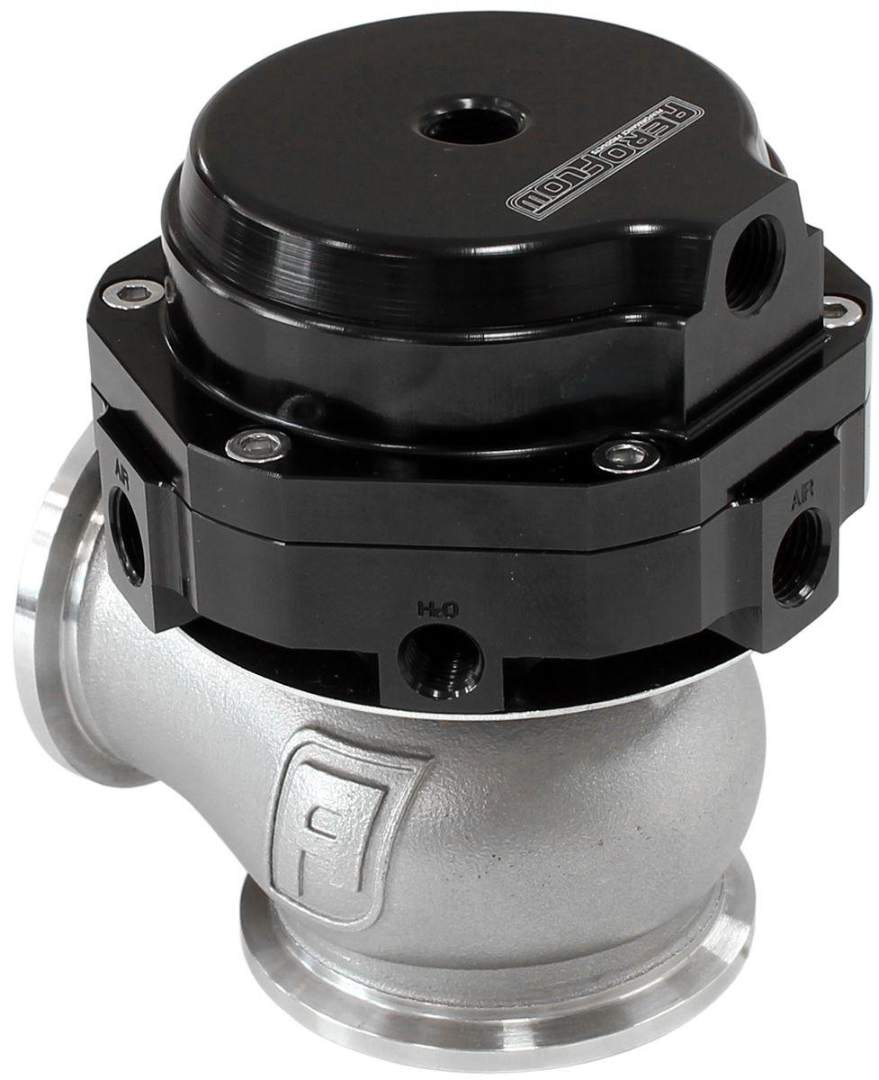 Aeroflow Performance 14 PSI (1 Bar) Aeroflow 38mm External Wastegate - Black AF9552-1000 SR