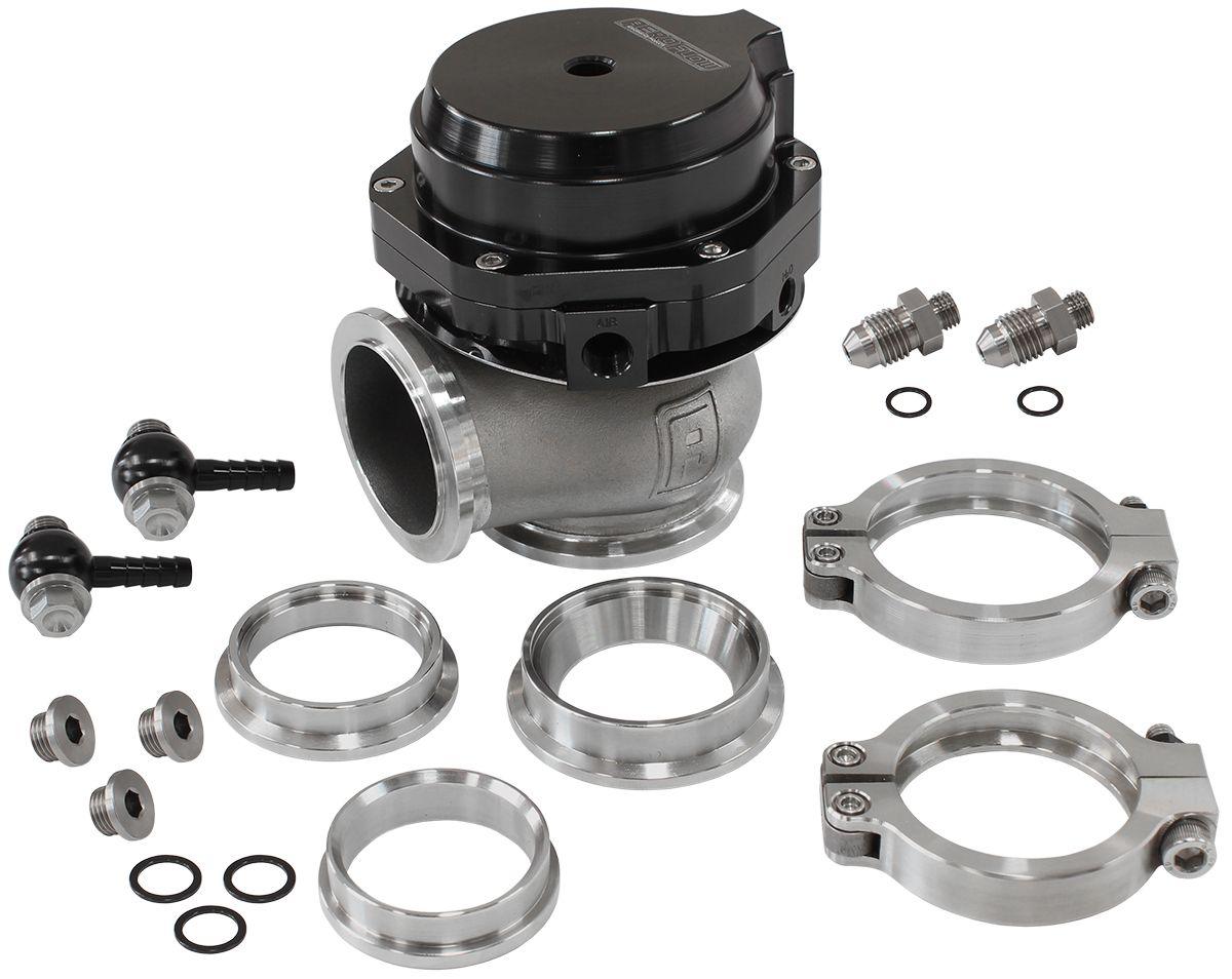Aeroflow Performance 14 PSI (1 Bar) Aeroflow 44mm External Wastegate - Black AF9552-1001 SR