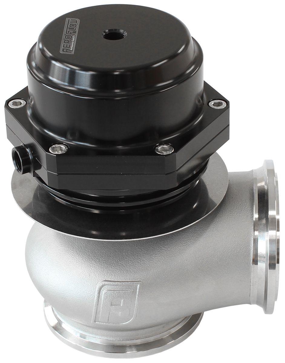 Aeroflow Performance 14psi (1 Bar) Aeroflow 60mm External Wastegate - Black Finish AF9552-1003 SR