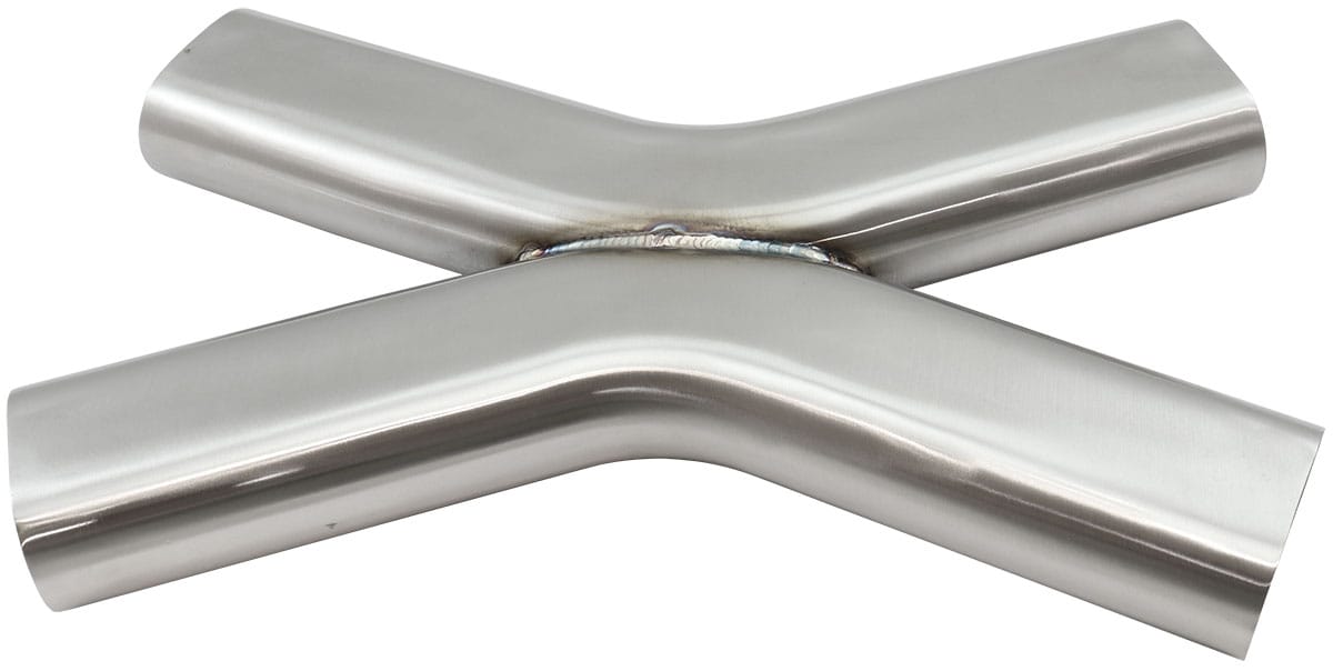 Aeroflow Performance 2-1/2" X PIPE OVAL EXHAUST (AF9408-2500) SR