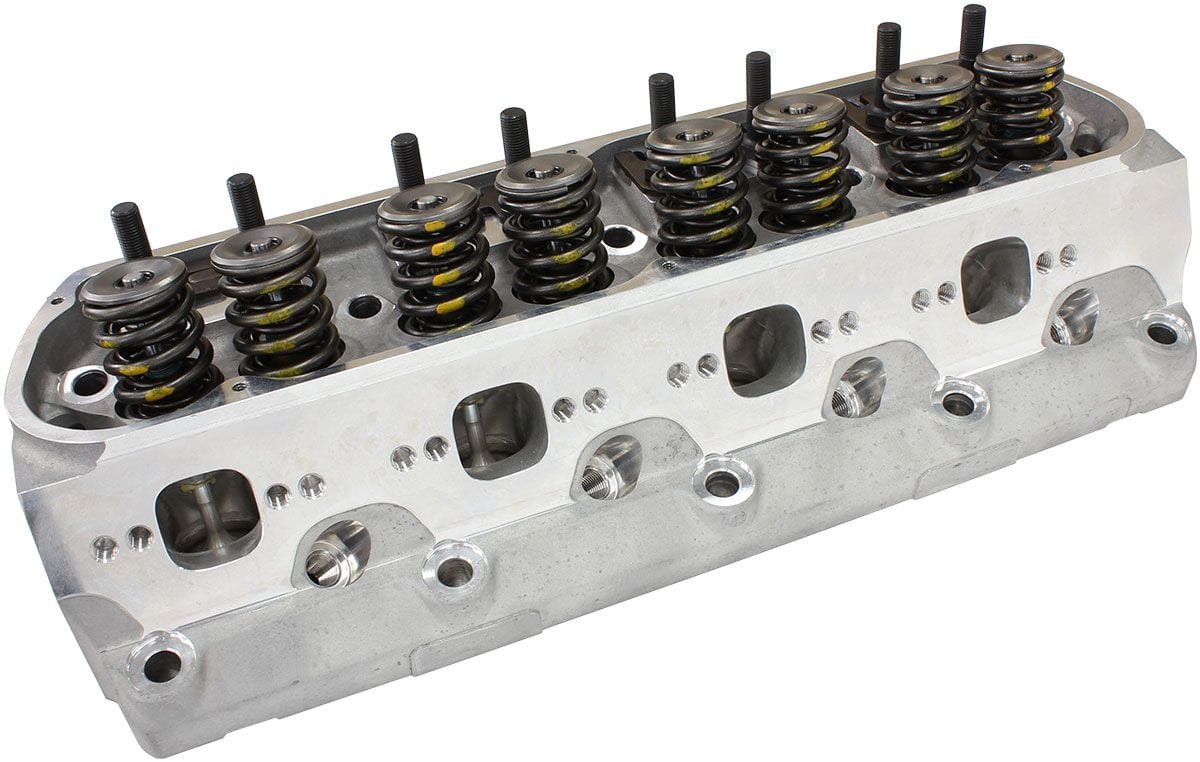 Aeroflow Performance 2.10" x 1.25" Intake Port, 1.35" x 1.35" Exhaust Port Aeroflow Complete Small Block Ford Windsor 289-351 185cc CNC Ported Aluminium Cylinder He SR