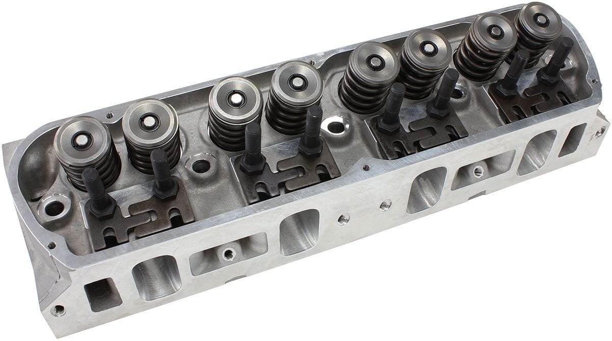 Aeroflow Performance 2.10" x 1.25" Intake Port, 1.35" x 1.35" Exhaust Port Aeroflow Complete Small Block Ford Windsor 289-351 185cc CNC Ported Aluminium Cylinder He SR