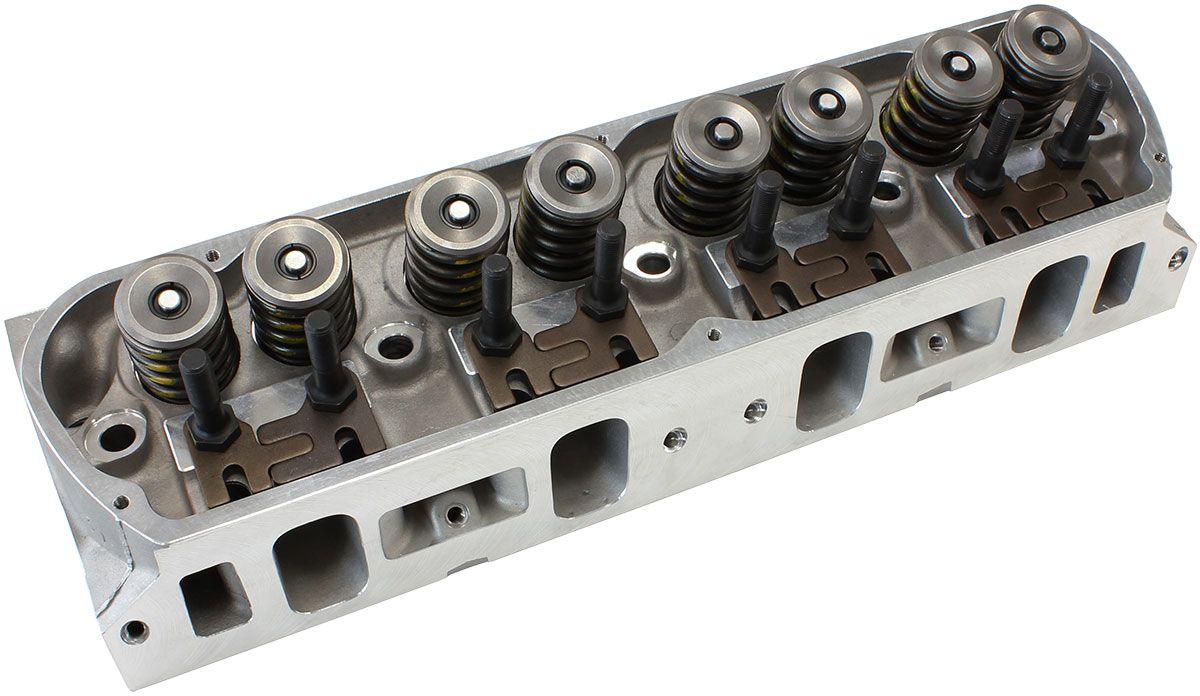Aeroflow Performance 2.13" x 1.28" Intake Port, 1.40" x 1.40" Exhaust Port Aeroflow Complete Small Block Ford Windsor 289-351 203cc Aluminium Cylinder Heads with 58 SR