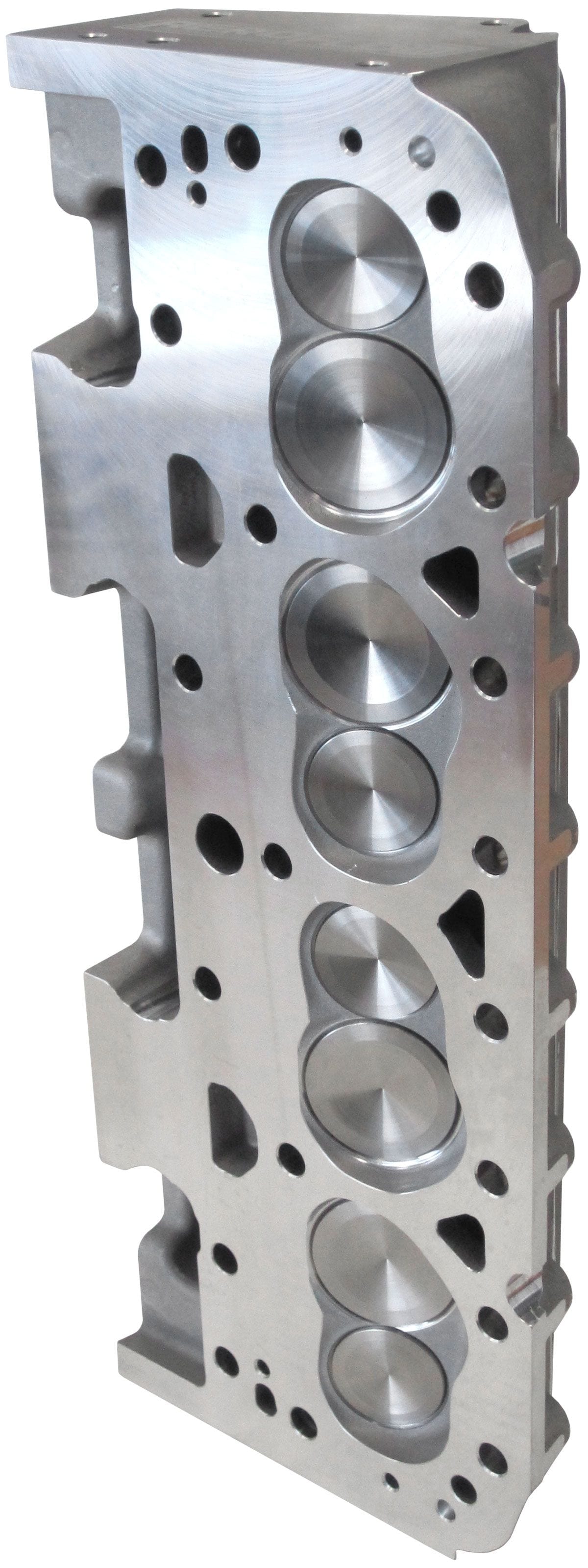 Aeroflow Performance 2.22" x 1.31" Intake Port, 1.34" x 1.39" Exhaust Port Aeroflow Complete Small Block Chev 327-350-400 204cc Aluminium Cylinder Heads with 67cc C SR