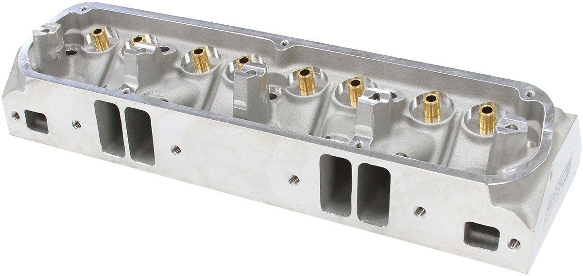 Aeroflow Performance 2.28" x 1.16" Intake Port, 1.75" x 1.25" Exhaust Port Aeroflow Bare Small Block Chrysler 318-360 179cc Aluminium Cylinder Heads with 63cc Chamb SR