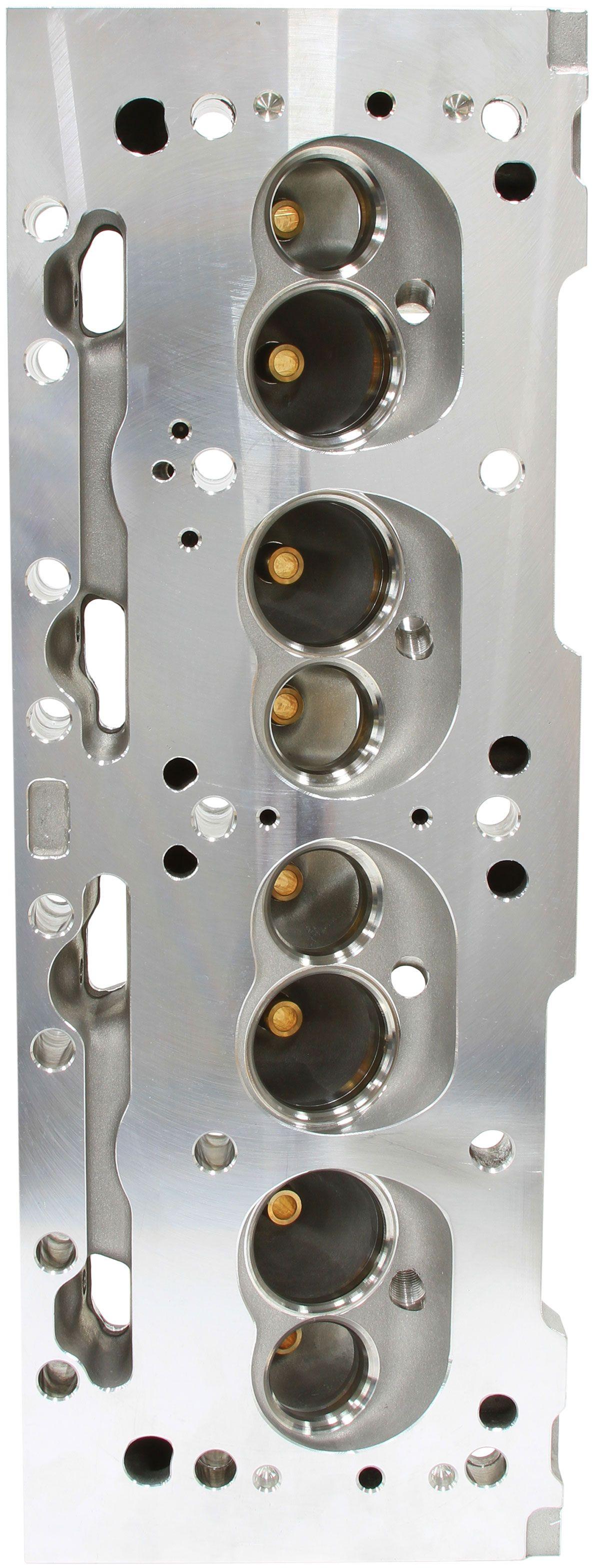 Aeroflow Performance 2.28" x 1.16" Intake Port, 1.75" x 1.25" Exhaust Port Aeroflow Bare Small Block Chrysler 318-360 179cc Aluminium Cylinder Heads with 63cc Chamb SR