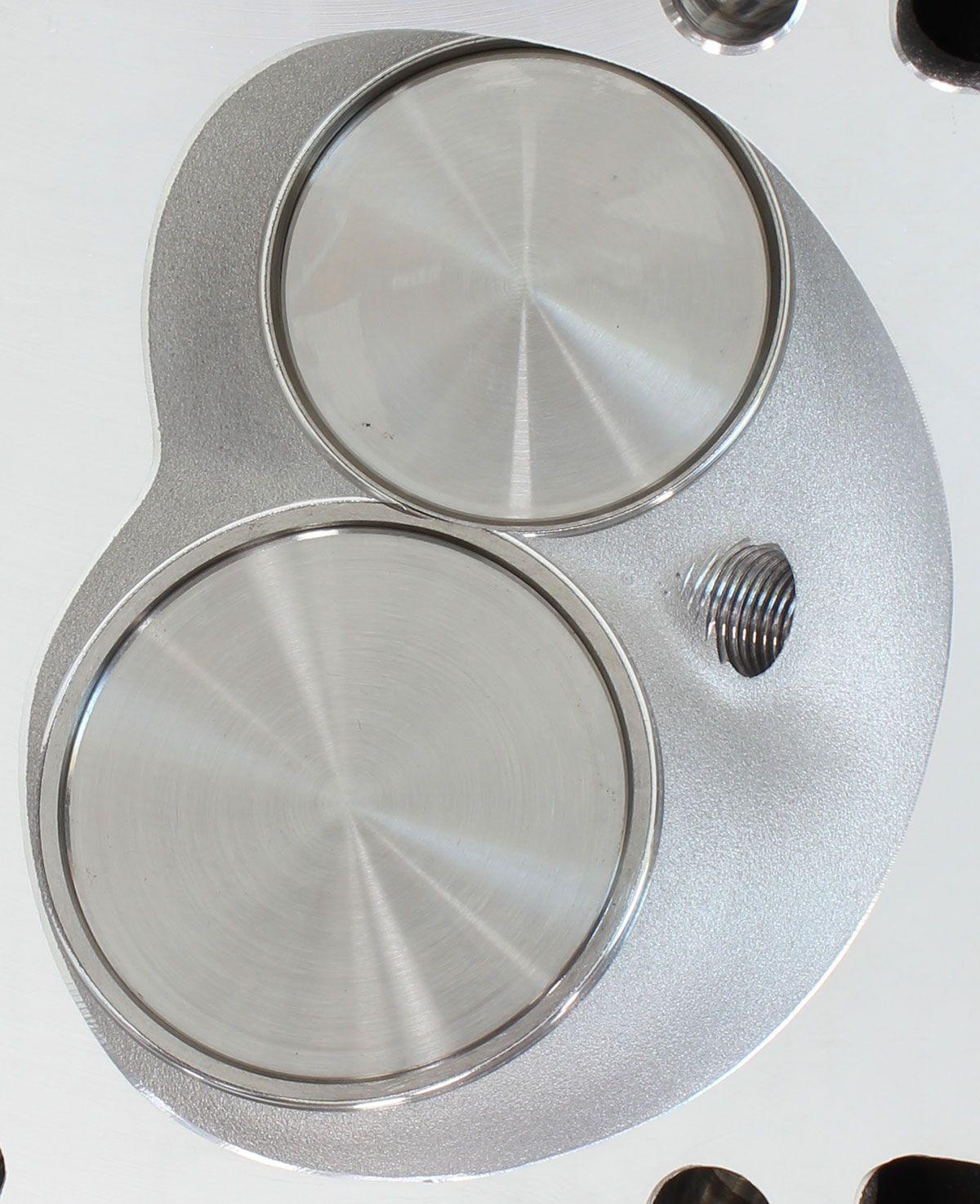 Aeroflow Performance 2.45" x 1.75" Intake Port, 1.75" x 2.00" Exhaust Port Aeroflow Complete Big Block Chev 396-454 320cc Aluminium Cylinder Heads with 120cc Chambe SR