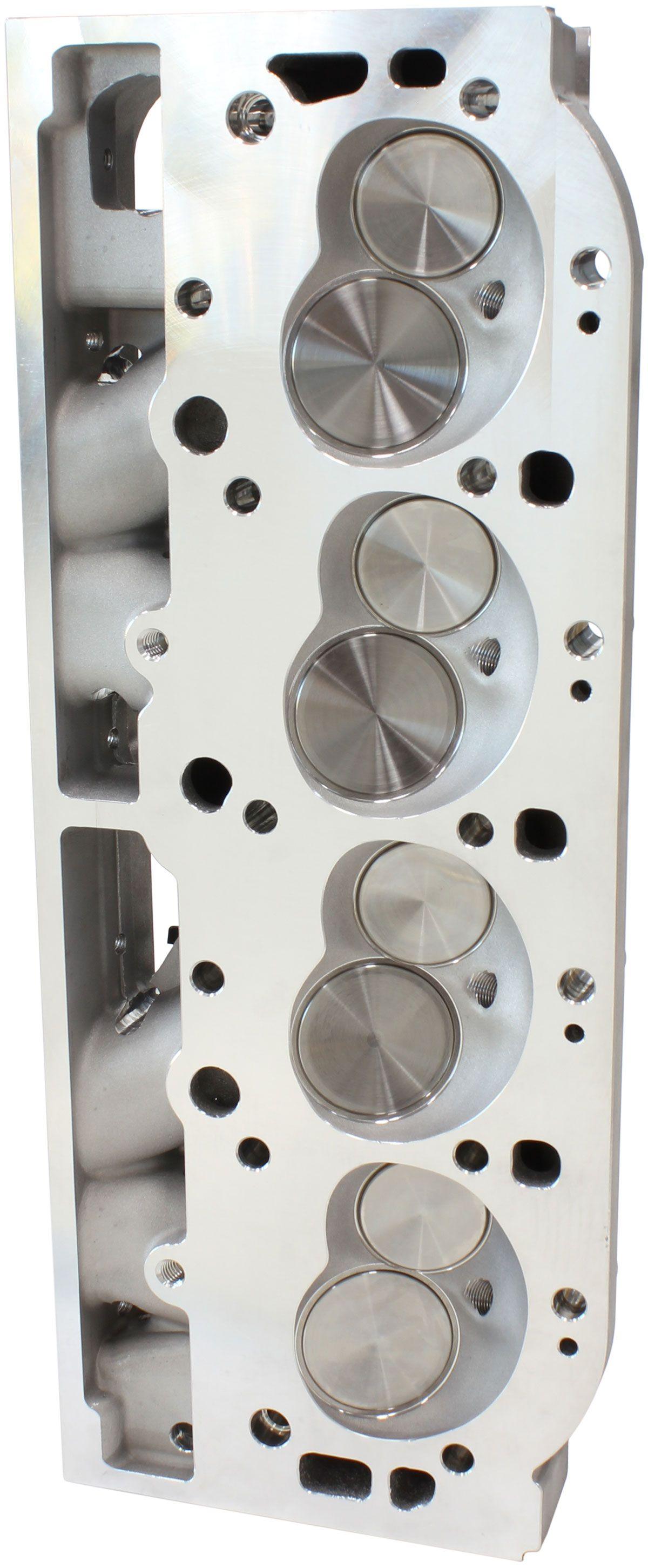 Aeroflow Performance 2.45" x 1.75" Intake Port, 1.75" x 2.00" Exhaust Port Aeroflow Complete Big Block Chev 396-454 320cc Aluminium Cylinder Heads with 120cc Chambe SR