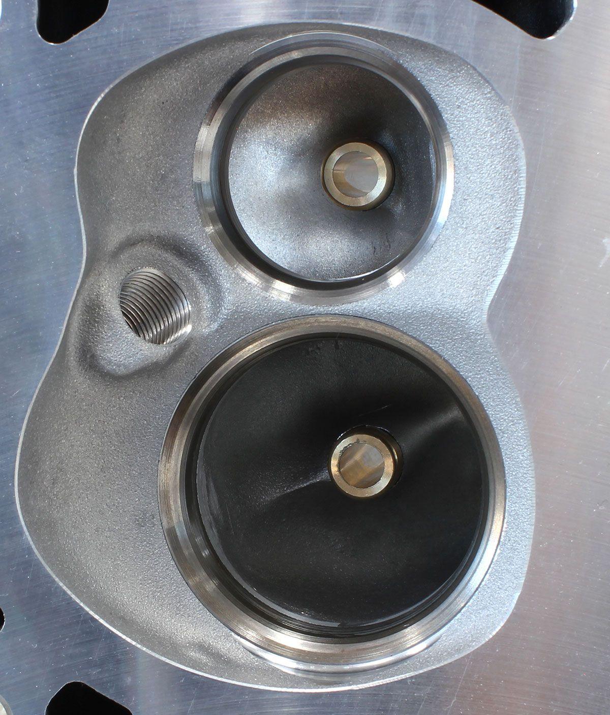 Aeroflow Performance 2.60" x 1.28" Intake Port, 1.47" x 1.64" Exhaust Port Aeroflow Bare GM LS3 4 Bolt 276cc Aluminium Cylinder Heads with 70cc Chamber (Pair) AF95- SR