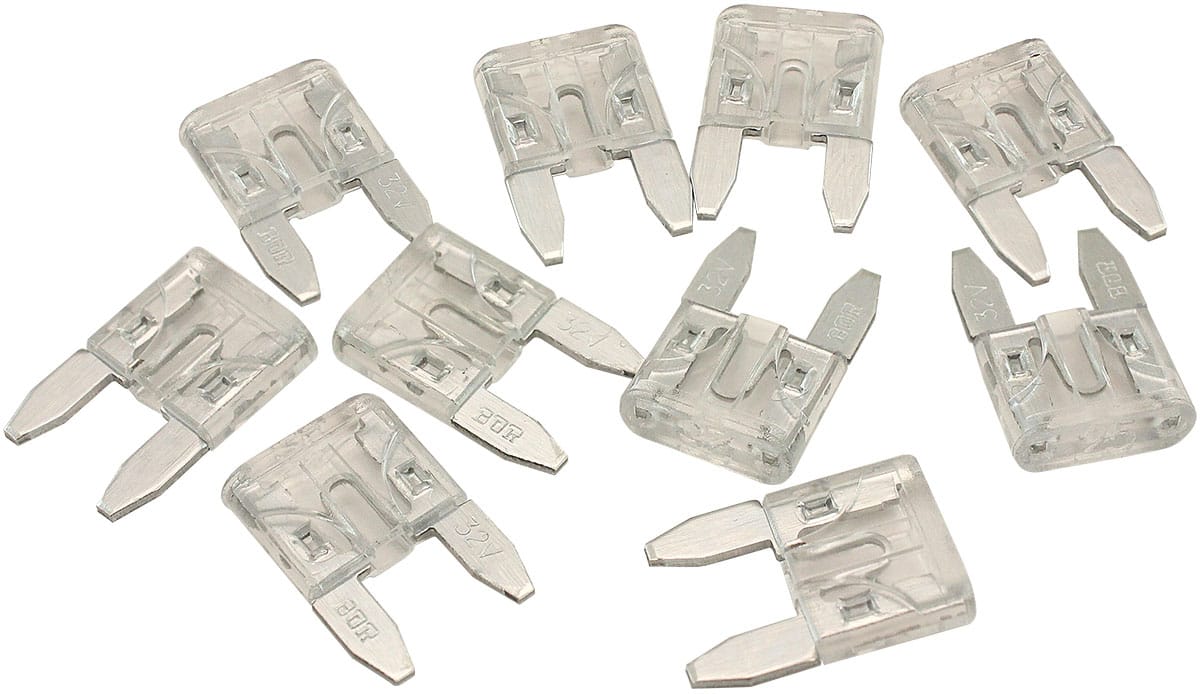 Aeroflow Performance 25 AMP MINI BLADE FUSE CLEAR SR